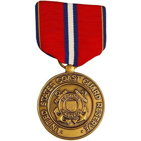 Eagle Emblems M0042 Medal-Uscg,Good Cond.Resv (2-7/8")