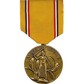 Eagle Emblems M0048 Medal-American Defense (2-7/8")
