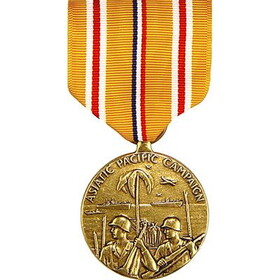 Eagle Emblems M0050 Medal-Asiatic Pacific Cmp (2-7/8")