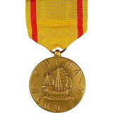 Eagle Emblems M0056 Medal-Usn/Uscg, China Svc. (2-7/8