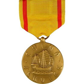 Eagle Emblems M0056 Medal-Usn/Uscg,China Svc. (2-7/8")