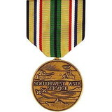 Eagle Emblems M0079 Medal-Sw Asia, Gulf War (2-7/8