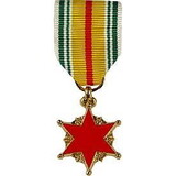Eagle Emblems M0091 Medal-Viet,Wound,Republic (3-1/4
