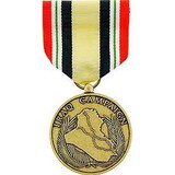 Eagle Emblems M0183 Medal-Iraq Campaign (2-7/8