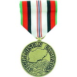 Eagle Emblems M0184 Medal-Afghanistan Camp. (2-7/8