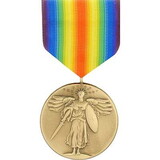 Eagle Emblems M0211 Medal-Wwi, Victory (2-7/8