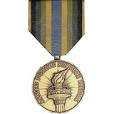 Eagle Emblems M0214 Medal-Armed Forces Svc. (2-7/8