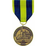 Eagle Emblems M0229 Medal-Spanish Camp.Usn (1898) (2-7/8
