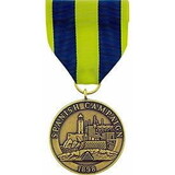 Eagle Emblems M0230 Medal-Spanish Camp.Usmc (1898) (2-7/8