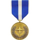Eagle Emblems M0258 Medal-Nato, Kosovo Service (2-7/8