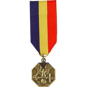 Eagle Emblems M2017 Medal-Usn/Usmc (MINI), (2-1/4")