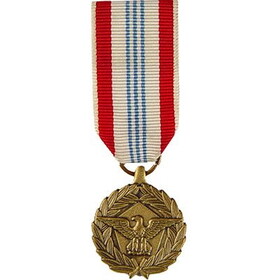 Eagle Emblems M2021 Medal-Def.Merit.Svc. (MINI), (2-1/4")