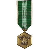 Eagle Emblems M2025 Medal-Army, Commendation (Mini) (2-1/4
