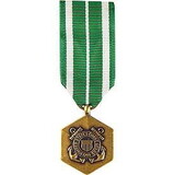 Eagle Emblems M2028 Medal-Uscg,Commendation (MINI), (2-1/4