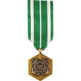 Eagle Emblems M2028 Medal-Uscg,Commendation (MINI), (2-1/4")