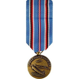 Eagle Emblems M2049 Medal-American Campaign (MINI), (2-1/4")