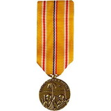 Eagle Emblems M2050 Medal-Asiatic Pacific Cmp (Mini) (2-1/4
