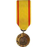 Eagle Emblems M2056 Medal-Usn/Uscg,China Svc. (MINI), (2-1/4