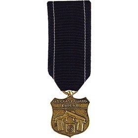 Eagle Emblems M2073 Medal-Uscg,Expert Pistol (MINI), (2-1/4")