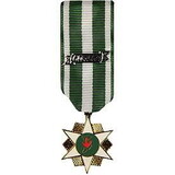 Eagle Emblems M2078 Medal-Viet, Campaign (Mini)    (W/Date Bar) (2-1/4