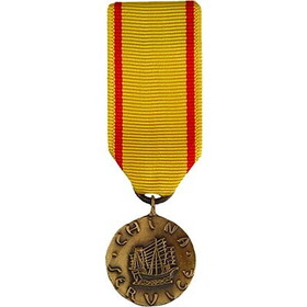 Eagle Emblems M2100 Medal-Usmc,China Svc. (2-1/4")