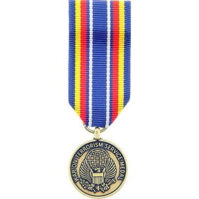 Eagle Emblems M2125 Medal-Global War On Terr. (MINI) SERVICE, (2-1/4")