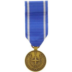 Eagle Emblems M2259 Medal-Nato,Bosnia Service (MINI), (2-1/4")