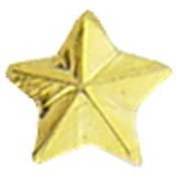 Eagle Emblems M7503 Dev-Star, Gold     (1) (1/8