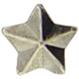 Eagle Emblems M7521 Dev-Star, Silver    (1) (3/16