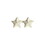 Eagle Emblems M7522 Dev-Star,Silver (2), (3/16")