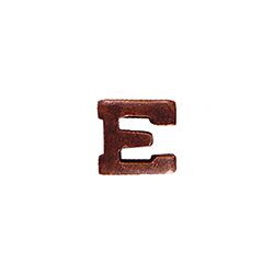Eagle Emblems M7800 Dev-Letter,E,Usn,Bronze (3/16")