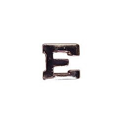 Eagle Emblems M7801 Dev-Letter,E,Usn,Silver (3/16")