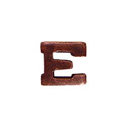 Eagle Emblems M7805 Dev-Letter,E,Usn,Bronze (1/4")