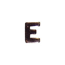 Eagle Emblems M7806 Dev-Letter,E,Usn,Silver (1/4")