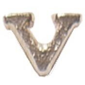 Eagle Emblems M7841 Dev-Letter,V,Silver Valor-Heroism 2nd Awd, (1/4")