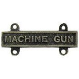 Eagle Emblems M8502 Q-Bar, Machine Gun (1")