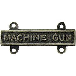 Eagle Emblems M8502 Q-Bar,Machine Gun (1")