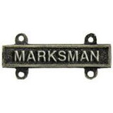 Eagle Emblems M8557 Q-Bar, Marksman (1