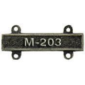 Eagle Emblems M8564 Q-Bar, M203 (1")