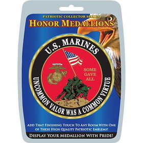 Eagle Emblems MD1002 Medallion-Usmc Iwo Jima (4")