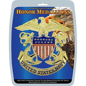 Eagle Emblems MD1008 Medallion-Us Navy (6-1/4")