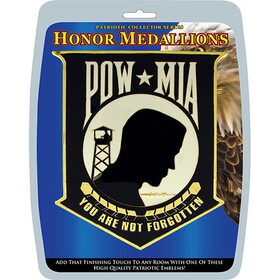Eagle Emblems MD1015 Medallion-Pow*Mia (5-1/2")
