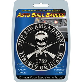 Eagle Emblems MD6107 Car Grill Badge-2Nd Amendment (3")
