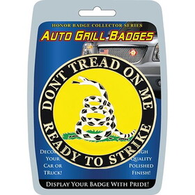 Eagle Emblems MD6108 Car Grill Badge-Dont Tread On Me (3")