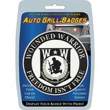 Eagle Emblems MD6118 Car Grill Badge-Wounded Warrior       (3