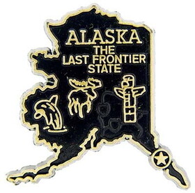Eagle Emblems MG0002 Magnet-Sta, Alaska Approx.2 Inch