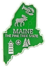 Eagle Emblems MG0020 Magnet-Sta, Maine Approx.2 Inch