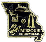 Eagle Emblems MG0026 Magnet-Sta, Missouri Approx.2 Inch