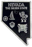 Eagle Emblems MG0029 Magnet-Sta, Nevada Approx.2 Inch