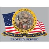Eagle Emblems MG0825 Magnet-American Veteran